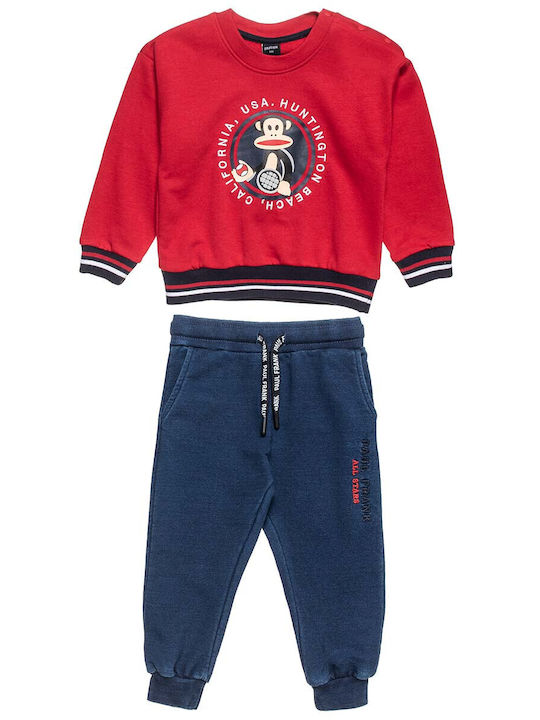 Paul Frank Kids Sweatpants Set Red 2pcs 00330537_0166