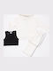Kinder Sweatpants Set - Jogginganzug Weiß 3Stück