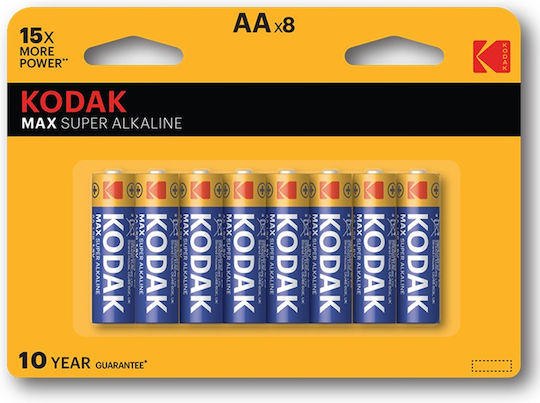 Kodak Αλκαλικές Μπαταρίες AA 1.5V 8τμχ