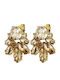 Dyrberg/Kern Earrings made of Steel Gold Plated with Stones