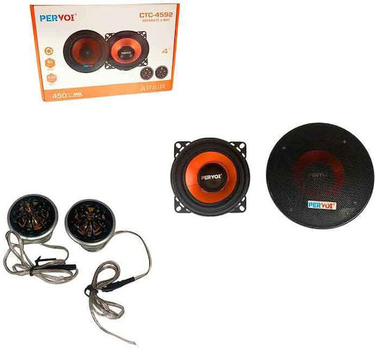 Set Auto-Lautsprecher CTC-4592 4" mit 80W RMS (2 Weg)