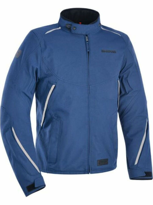Oxford Hinterland 1.0 Winter Men's Motorcycle Jacket Waterproof Blue