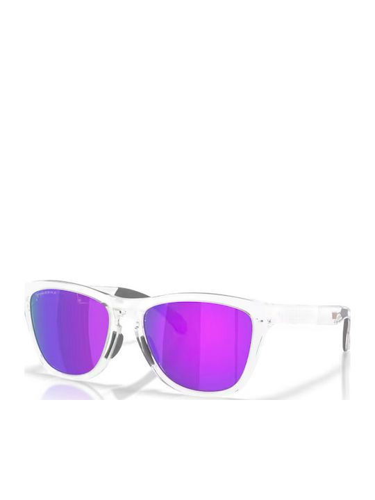 Oakley Frogskins Range Xl Sunglasses Transparent with Acetate Frame & Purple Lens
