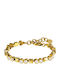 Dyrberg/Kern Women's Steel Gold Plated Bracelet 17cm