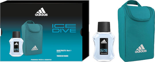 adidas Ice Dive Мъжки Комплект с Eau de Toilette 2бр