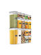 16er Set Getreideboxen mit Deckel Kunststoff Transparent 2700ml 16Stücke