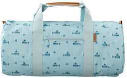 Fresk Reisetasche Hellblau Stoff L46cm