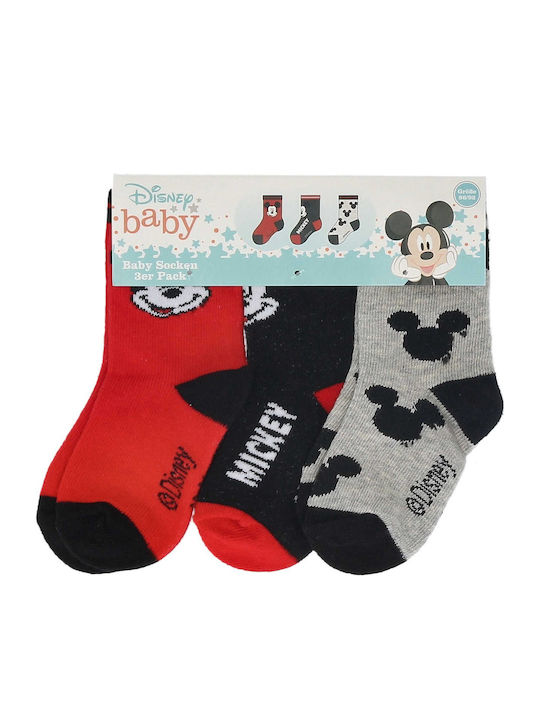 Disney Kids' Socks Mickey Mouse Multicolored 3 ...