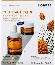 Korres Black Pine Primus Youth Activator Day + Night Boost Skin Care Set for Αnti-ageing Korres Black Pine Primus Youth Activator Day + Night Boost Skin Care Set for Αnti-ageing