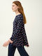 Vamp Winter Damen Pyjama-Set Blue Blazer