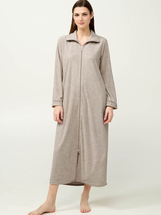 Vamp Winter Damen Robe Beige Melange