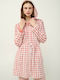 Vamp Winter Damen Robe Pink Tan