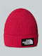 Kids Beanie Knitted Fuchsia