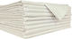 Decotelia Hotel Bettlaken King Weiß Angepasst 50% Baumwolle und Polyester 160 Tc 280x270