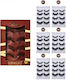 Set 4 Pairs False Eyelashes Kevin Coco Size 4