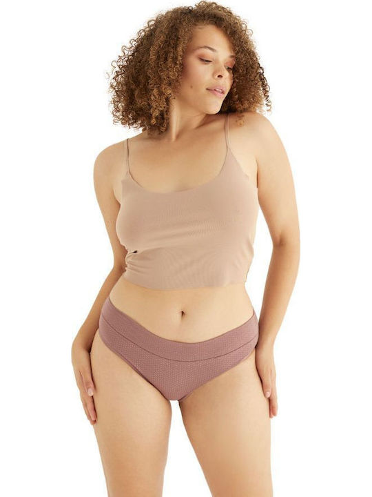 Sexen Women's Slip Pink
