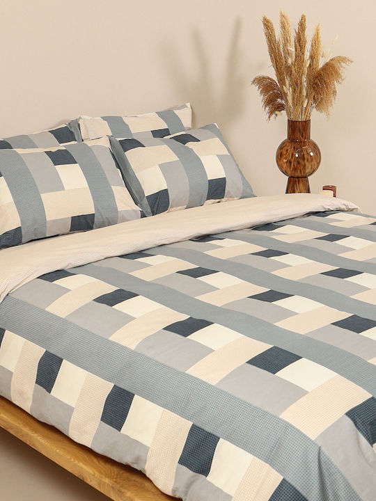 Sunshine Duvet Cover Set Cotton Queen with 2 Pillowcases 230x250 Cotton Feelings 2056 2056