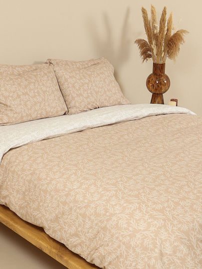 Sunshine Duvet Cover Cotton Single 170x250 Cotton Feelings 2052 2052 Beige