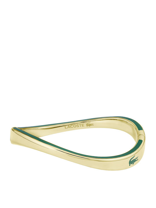 Lacoste Damen Armband Handschellen aus Stahl Vergoldet