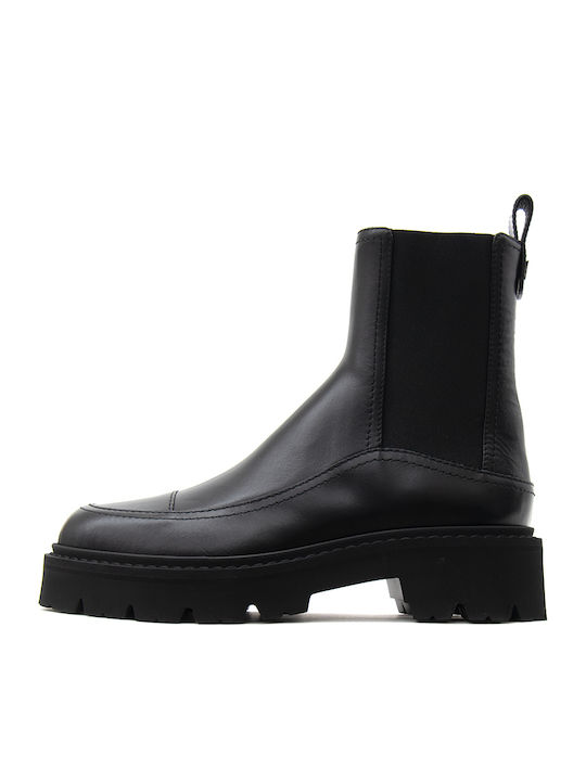 Emporio Armani Beatle Μποτάκια Μαύρα