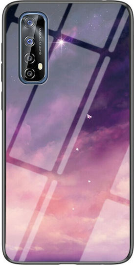 Σχέδιο Fantasy Sky Back Cover Tempered Glass / Σιλικόνης (Realme 7)