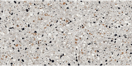 Bagno Tiles Venetian Placă Perete Interior Porțelanat Mat 120x60cm Gray