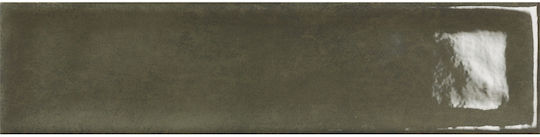 Bagno Tiles Karista Piesă Ceramică De Podea / Montată Pe Perete Interior Finisaj Lucios 30x7.5cm Oliva