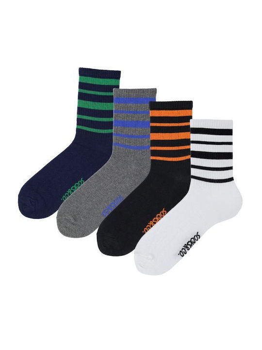 Cimpa Bărbați Șosete Dark Multicolor 4Pachet