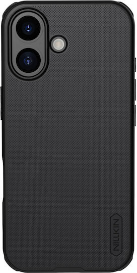 Nillkin Super Frosted Pro Umschlag Rückseite Kunststoff / Silikon Schwarz (iPhone 17)