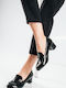 Patent Leather Pointed Toe Black Heels