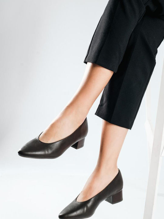 The Shoemart Μυτερές Γόβες Καφέ