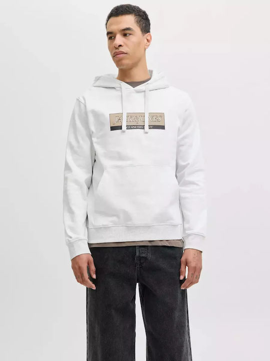Sweatshirt with Hood White