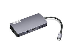Lenovo 150 Stație de andocare cu USB-C HDMI 4K PD Ethernet Lenovo 150 Stație de andocare cu USB-C HDMI 4K PD Ethernet