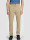 David251d Trousers in Slim Fit Beige