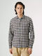 Clermont Long Sleeve Shirt in Regular Fit Checked Blue