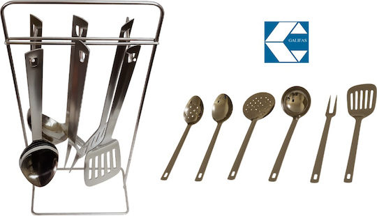 Galifas Inox Cooking Utensil Set with Base 6pcs