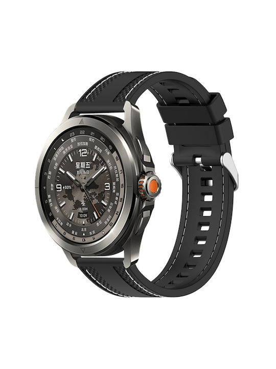 Silicone Strap Black (Xiaomi Watch S4 47mm)