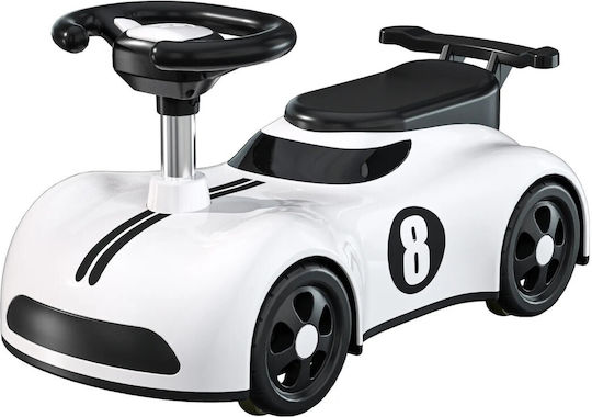 White Ride On Car for 12+ Months with Sounds