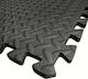 Rage Boden Puzzle Fitnessstudio Schwarz 60x60x1.2cm 4Stück