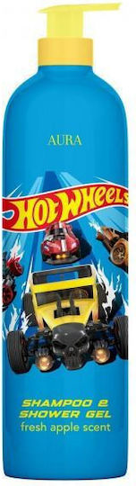 Aura Hot Wheels Kinder Shampoos & Duschgele Frischer Apfel 1000ml