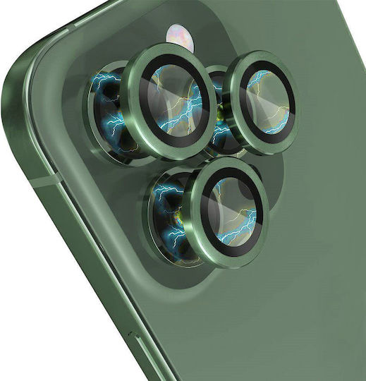 Schutz Kameraschutz Gehärtetes Glas Green für das iPhone 13 Pro, iPhone 13 Pro Max