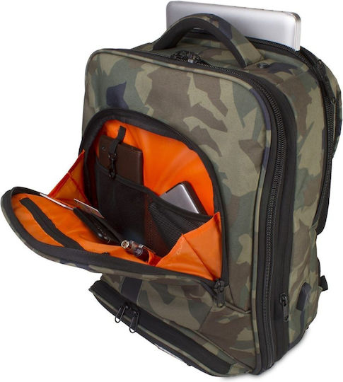 UDG Slim Tasche Rucksack Black Camo Orange Inside