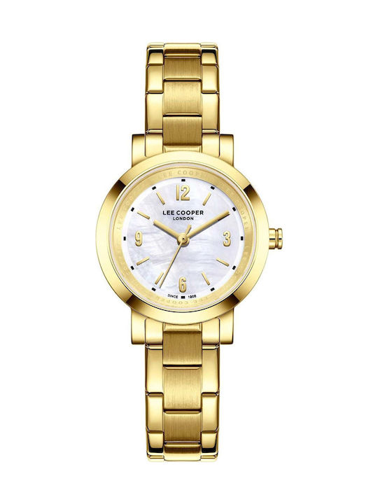 Lee Cooper Bracelet Women's Watch with Gold Metal Bracelet