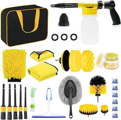Car Washing Set for Interior Plastics - Dashboard with 1 Piece