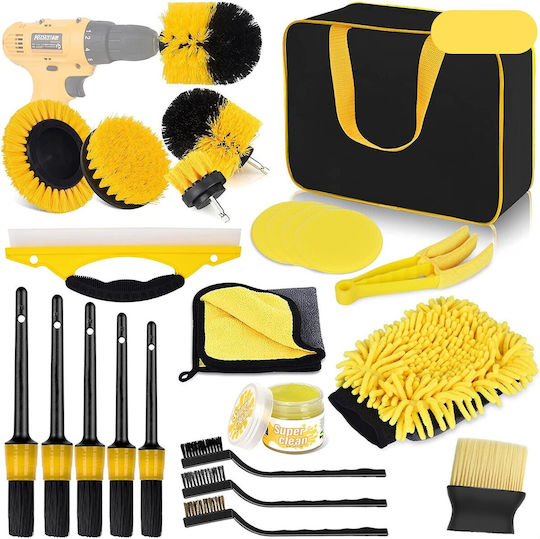 Set de Spălare pentru Materiale Plastice Interioare - Tablou de Bord Auto cu 1 Bucată