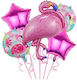 Set 5 Baloane Folie Roz