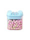 Caseta Cereale cu capac Plastic Albastru 500ml