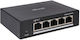 Hikvision NS-0505 Неуправляем L2 Switch с 5 Портове Гигабитови (1Gbps) Ethernet