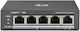 Hikvision HiLook NS-0505P-35 Unmanaged L2 PoE+ Switch με 5 Θύρες Ethernet