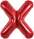 Luftballon Folie Buchstabe Χ Rot 40cm